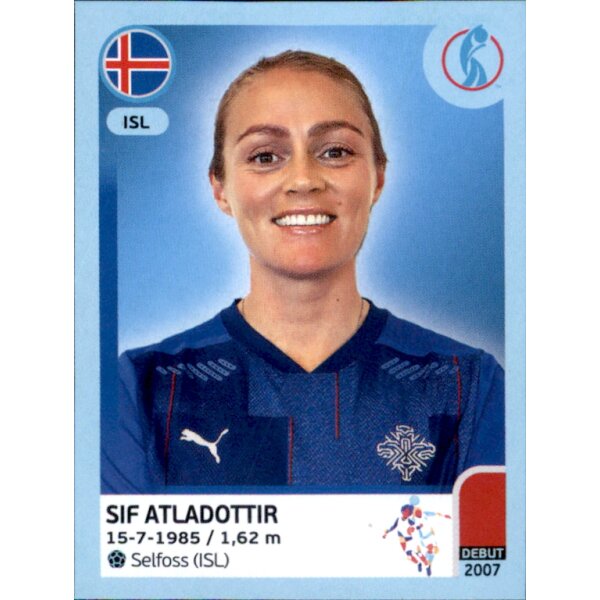 Frauen EM 2022 Sticker 353 - Sif Atladottir - Island