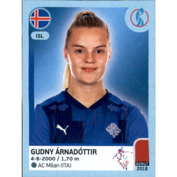 Frauen EM 2022 Sticker 354 - Gudny Arnadottir - Island