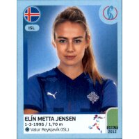 Frauen EM 2022 Sticker 365 - Elin Metta Jensen - Island