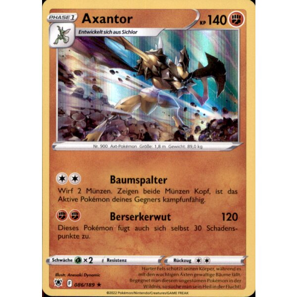 086/189 - Axantor - Holofoil Rare