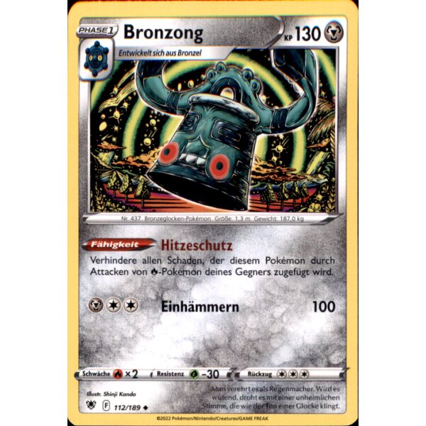 112/189 - Bronzong - Uncommon