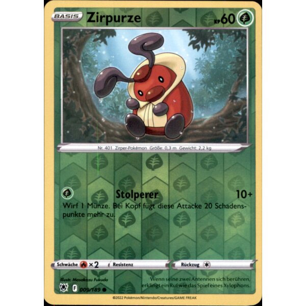 009/189 - Zirpurze - Reverse Holo