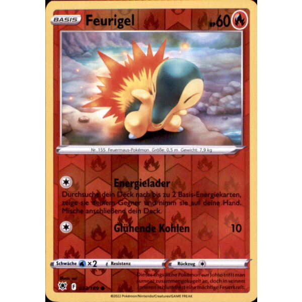 023/189 - Feurigel - Reverse Holo