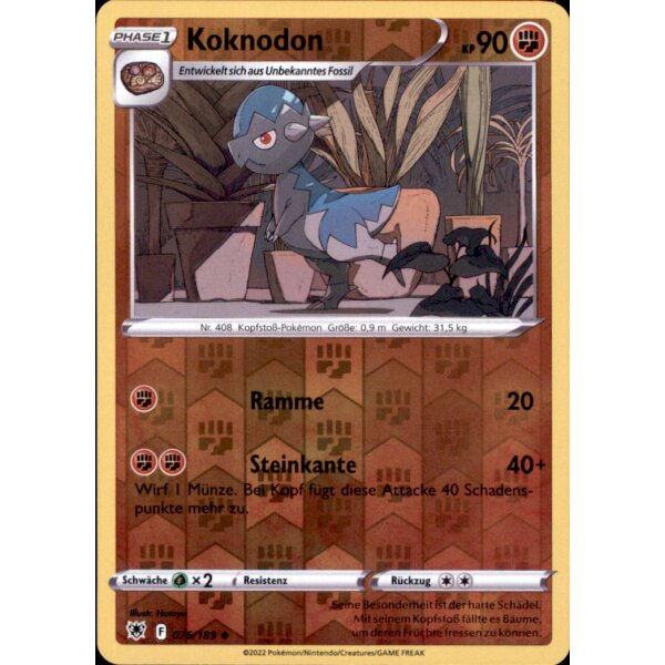 076/189 - Koknodon - Reverse Holo