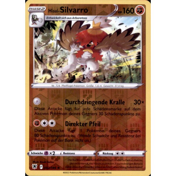 082/189 - Hisui-Silvarro - Reverse Holo