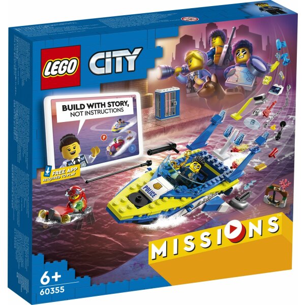 LEGO® City 60355 Detektivmissionen der Wasserpolizei