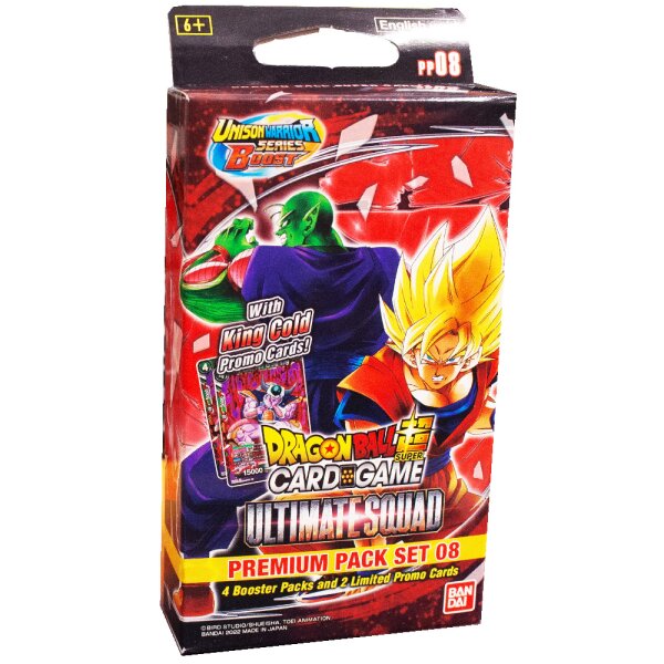 Dragon Ball Super TCG Ultimate Squad Premium Pack Set 08 - Englisch