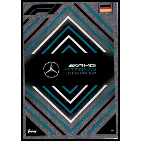 19 - Turbo Attax F1 2022 - Mercedes-AMG Pertonas F1 - Team Logo