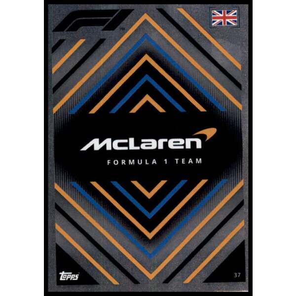 37 - Turbo Attax F1 2022 - McLaren F1 - Team Logo