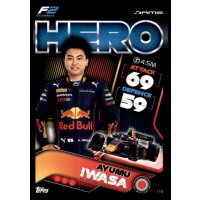 115 - Turbo Attax F1 2022 - F2 Team - Ayumu Iwasa