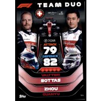 164 - Turbo Attax F1 2022 - Team Duo - Valtteri Bottas...