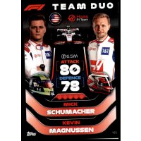 165 - Turbo Attax F1 2022 - Team Duo - Mick Schumacher...