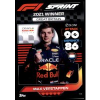 166 - Turbo Attax F1 2022 - Sprint Race Winners - Max...