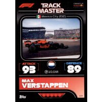 177 - Turbo Attax F1 2022 - Streckenmeister - Max Verstappen