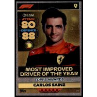 280 - Turbo Attax F1 2022 - Topps Auszeichnungen - Carlos...