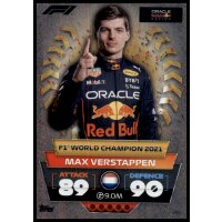 296 - Turbo Attax F1 2022 - Weltmeister - Max Verstappen