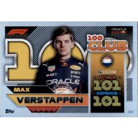 330 - Turbo Attax F1 2022 - Club 100 - Max Verstappen