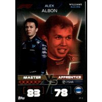 EX3 - Turbo Attax F1 2022 - Meister vs Lehrling - Alex Albon