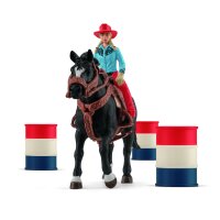 Schleich Farm World 42576 - Barrel Racing mit Cowgirl