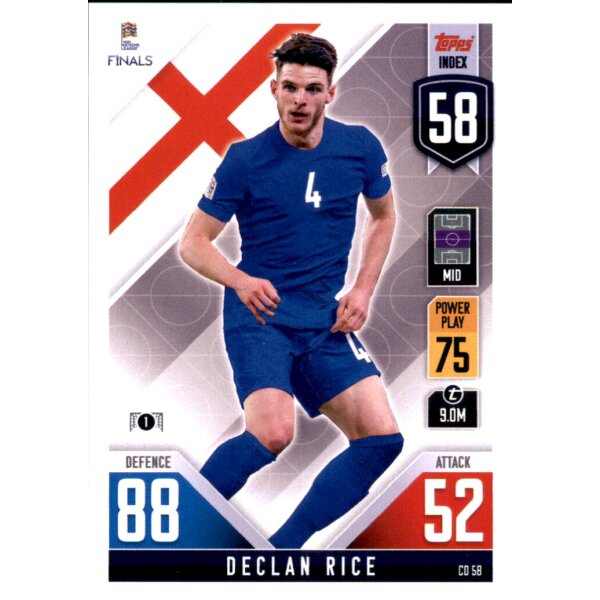 CD58 - Declan Rice - 101 Countdown - 2022