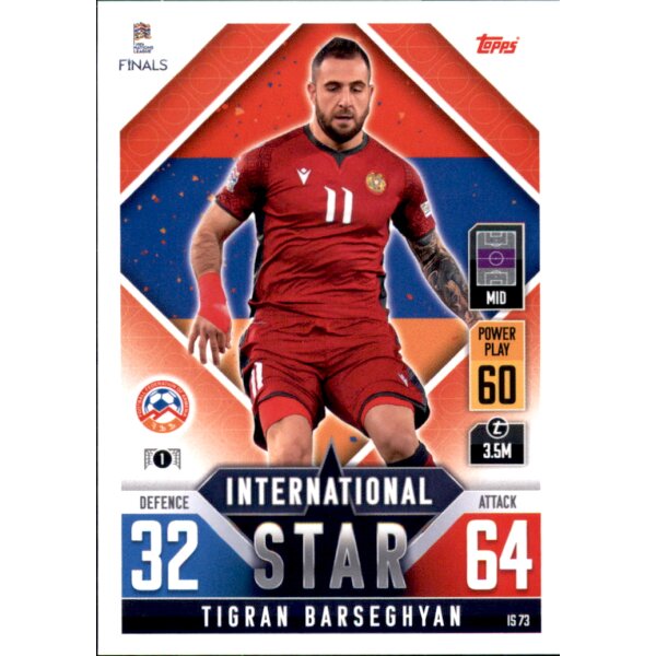 IS73 - Tigran Barseghyan - International Star - 2022