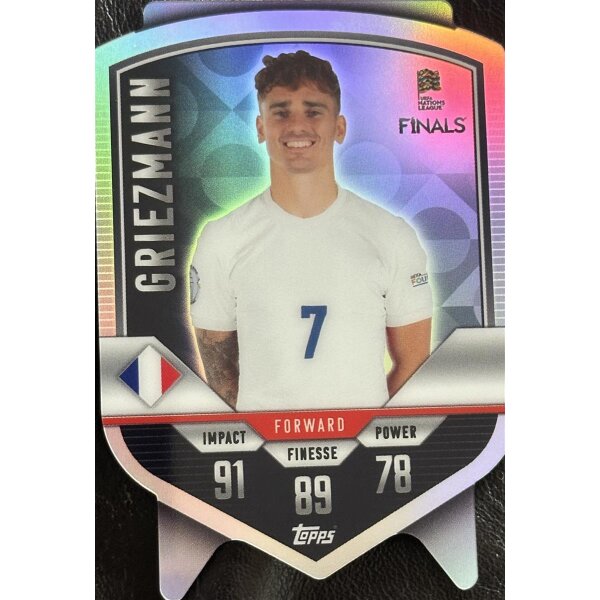 DC01 - Griezmann - Chrome Shield Die-Cut  - 2022