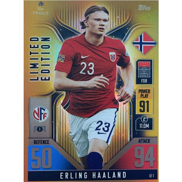 LE01 - Erling Haaland - Limitierte Karte - 2022