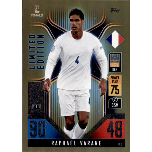 LE03 - Raphael Varane - Limitierte Karte - 2022