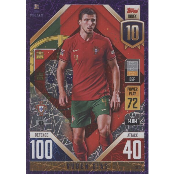 CD10 - Ruben Dias - 101 Countdown - LILA FOIL - Parallel - 2022