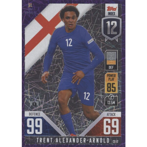 CD12 - Trent Alexander-Arnold - 101 Countdown - LILA FOIL - Parallel - 2022