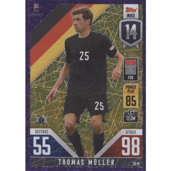 CD14 - Thomas Müller - 101 Countdown - LILA FOIL - Parallel - 2022