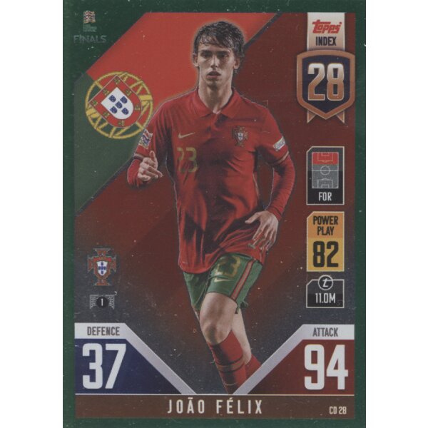 CD28 - Joao Felix - 101 Countdown - GRÜN FOIL - Parallel - 2022