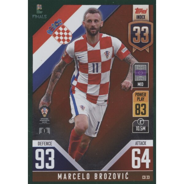 CD33 - Marcelo Brozovic - 101 Countdown - GRÜN FOIL - Parallel - 2022