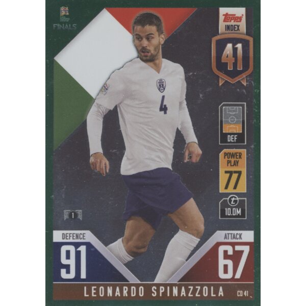 CD41 - Leonardo Spinazzota - 101 Countdown - GRÜN FOIL - Parallel - 2022