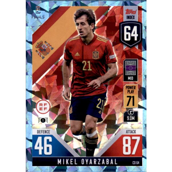 CD64 - Mikel Oyarzabal - 101 Countdown - CRYSTAL FOIL - Parallel - 2022