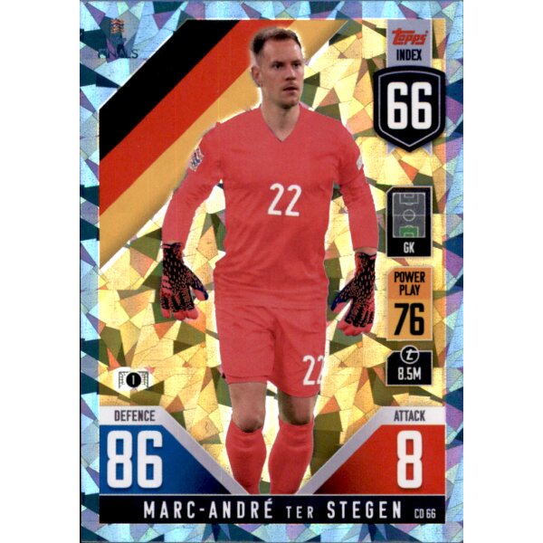 CD66 - Marc-Andre ter Stegen - 101 Countdown - CRYSTAL FOIL - Parallel - 2022