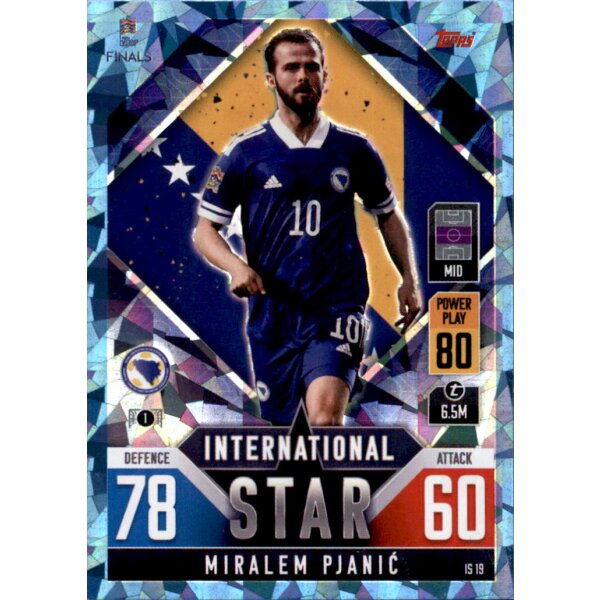 IS19 - Miralen Pjanic - International Star - CRYSTAL FOIL - Parallel - 2022