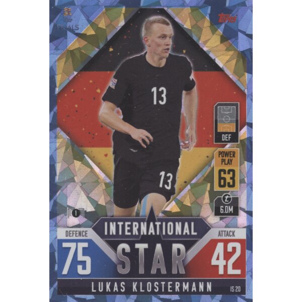 IS20 - Lukas Klostermann - International Star - CRYSTAL FOIL - Parallel - 2022