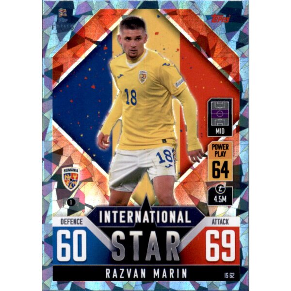 IS62 - Razyan Marin - International Star - CRYSTAL FOIL - Parallel - 2022