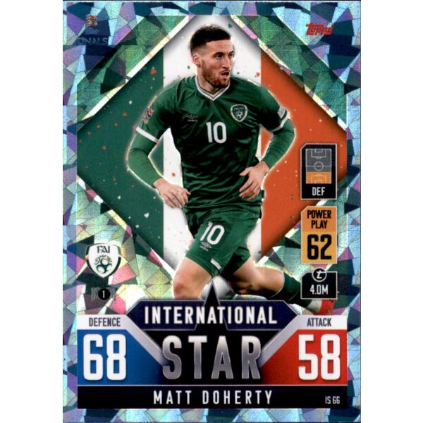 IS66 - Matt Doherty - International Star - CRYSTAL FOIL - Parallel - 2022