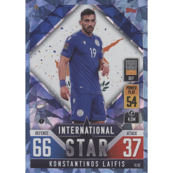 IS92 - Konstantinos Laifis - International Star - CRYSTAL FOIL - Parallel - 2022