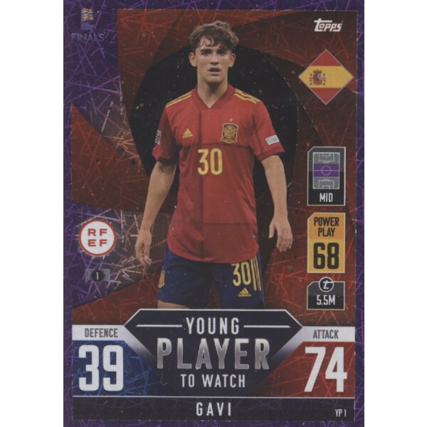 YP01 - Gavi - Young Player to Watch - LILA FOIL - Parallel - 2022