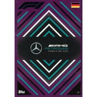 19 - Turbo Attax F1 2022 - CRYSTAL PINK - Mercedes-AMG...