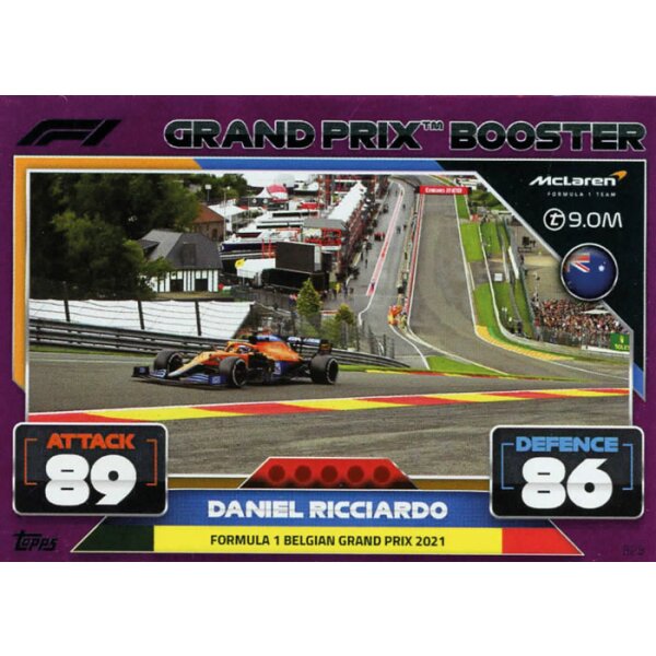 323 - Turbo Attax F1 2022 - CRYSTAL PINK - Grand Prix - Daniel Ricciardo