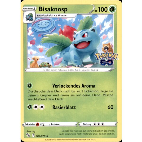 2/078 Bisaknosp - Uncommon - Pokemon GO