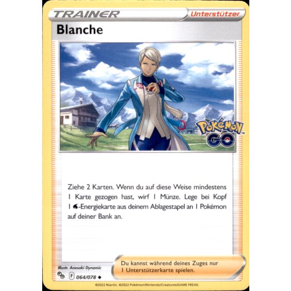 64/078 Blanche - Uncommon - Pokemon GO