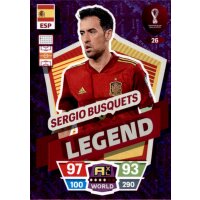 26 - Sergio Busquets - Legend - WM 2022