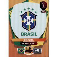 50 - Brazil  - Team Crest - WM 2022