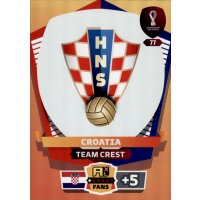 77 - Croatia  - Team Crest - WM 2022
