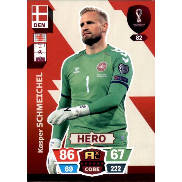 82 - Kasper Schmeichel - Hero - WM 2022